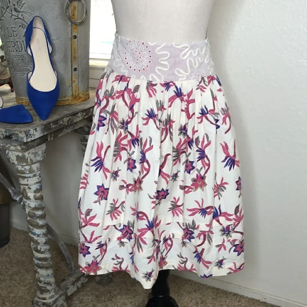 Anthropologie Viola full skirt